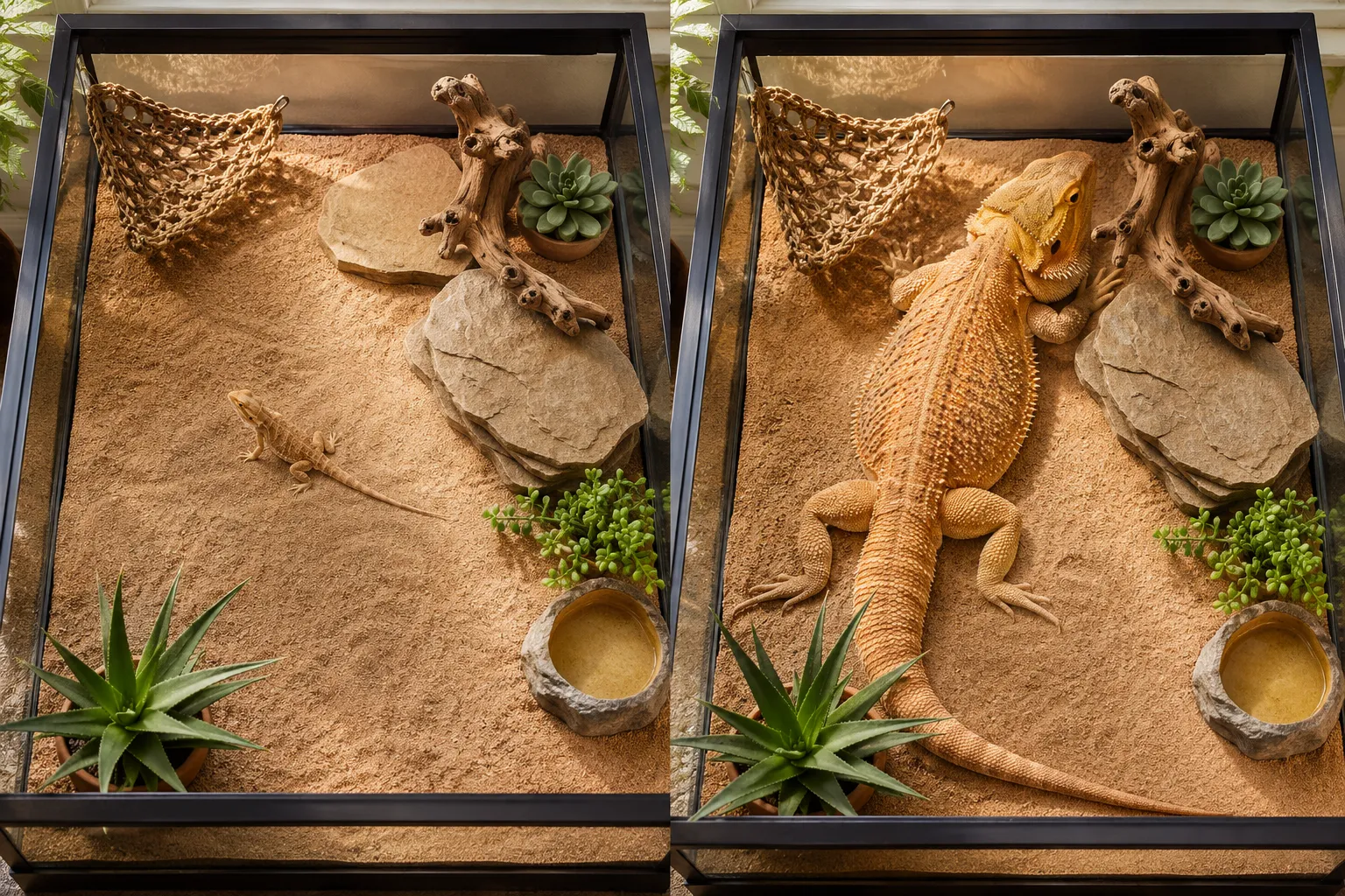 40-Gallon Breeder vs 40-Gallon Long for Bearded Dragon