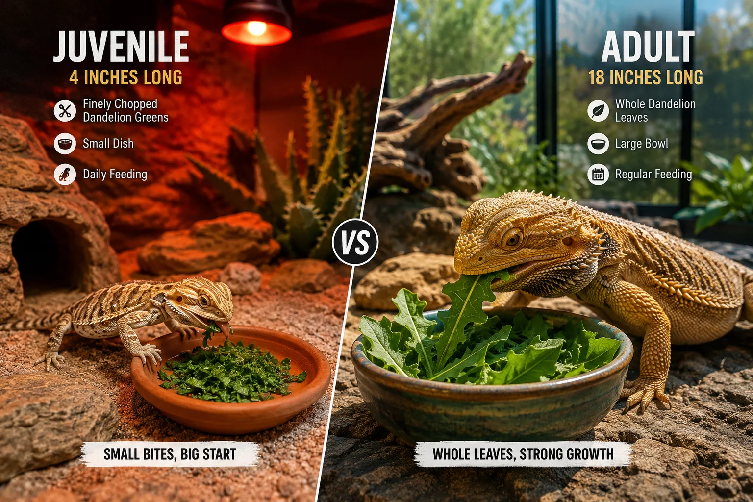 Can Baby Bearded Dragons Eat Dandelion Greens?