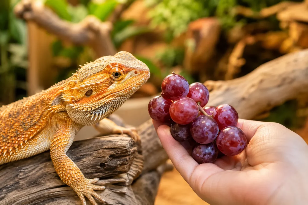 Can Bearded Dragons Eat Grapes?