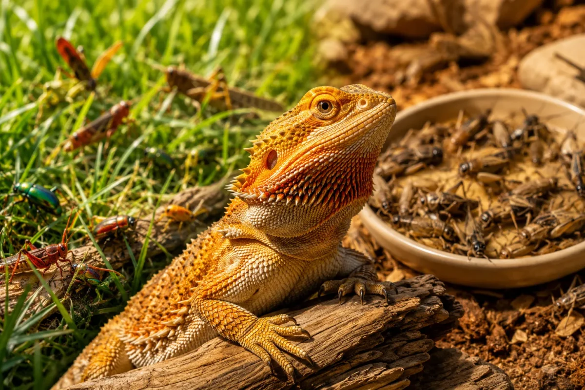 Can Bearded Dragons Eat Wild-Caught Insects?