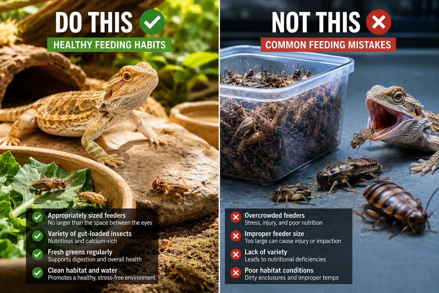 Can You Overfeed a Baby Bearded Dragon Crickets?