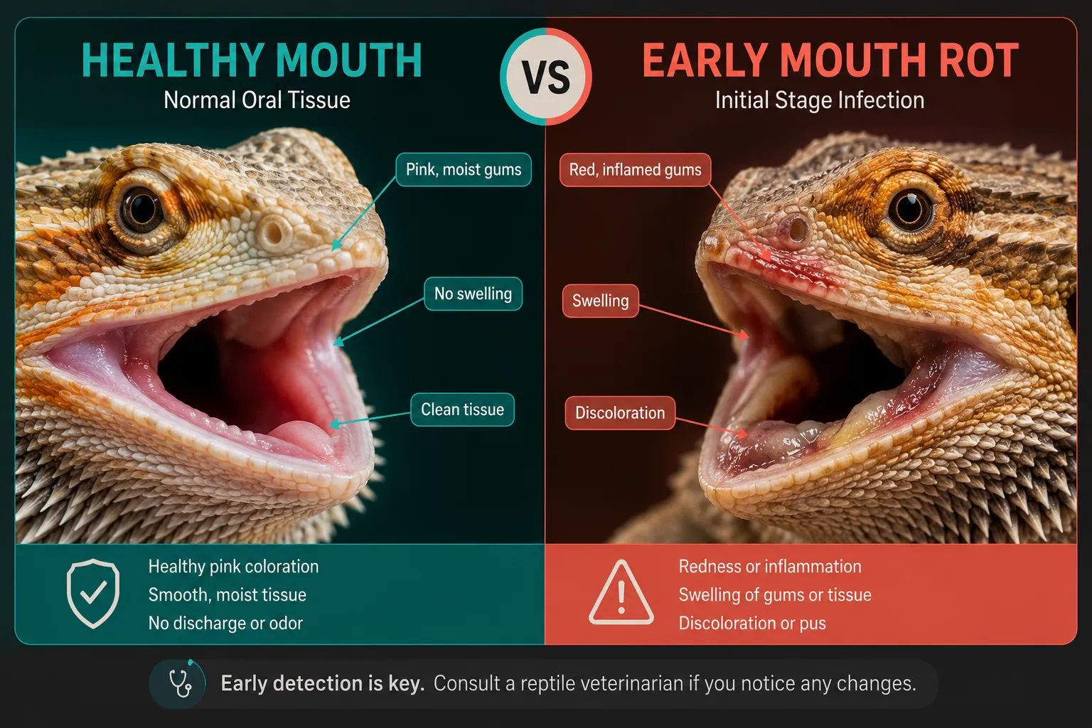 Do I Need a Vet for Bearded Dragon Mouth Rot?