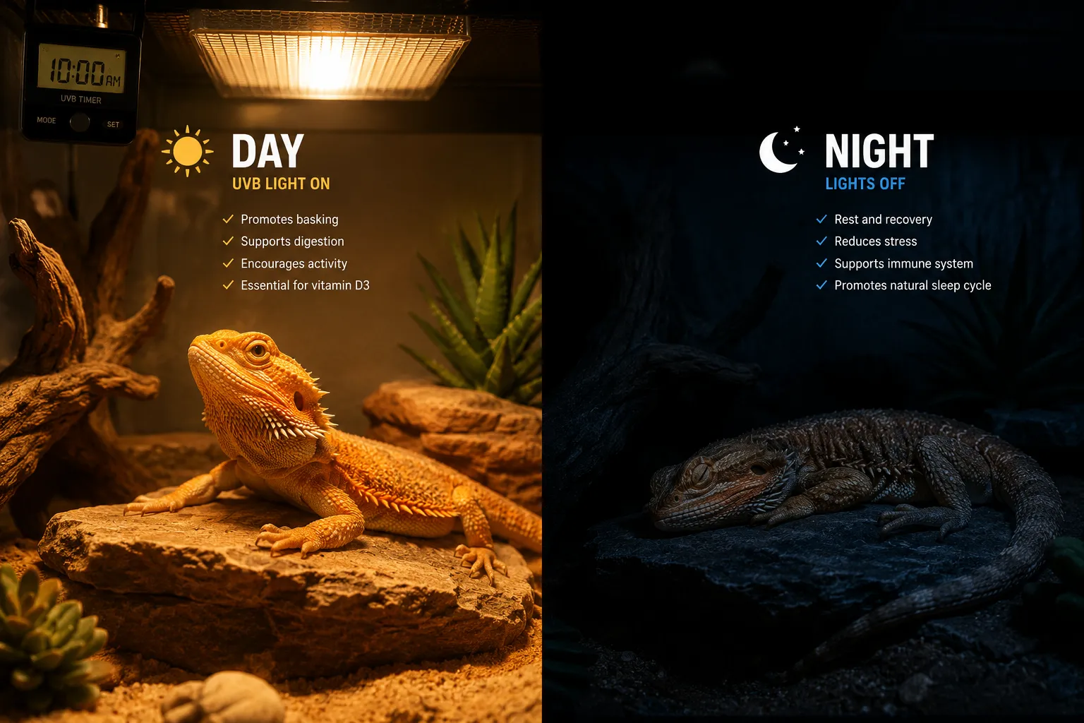 How Many Hours of Light Do Bearded Dragons Need Per Day?