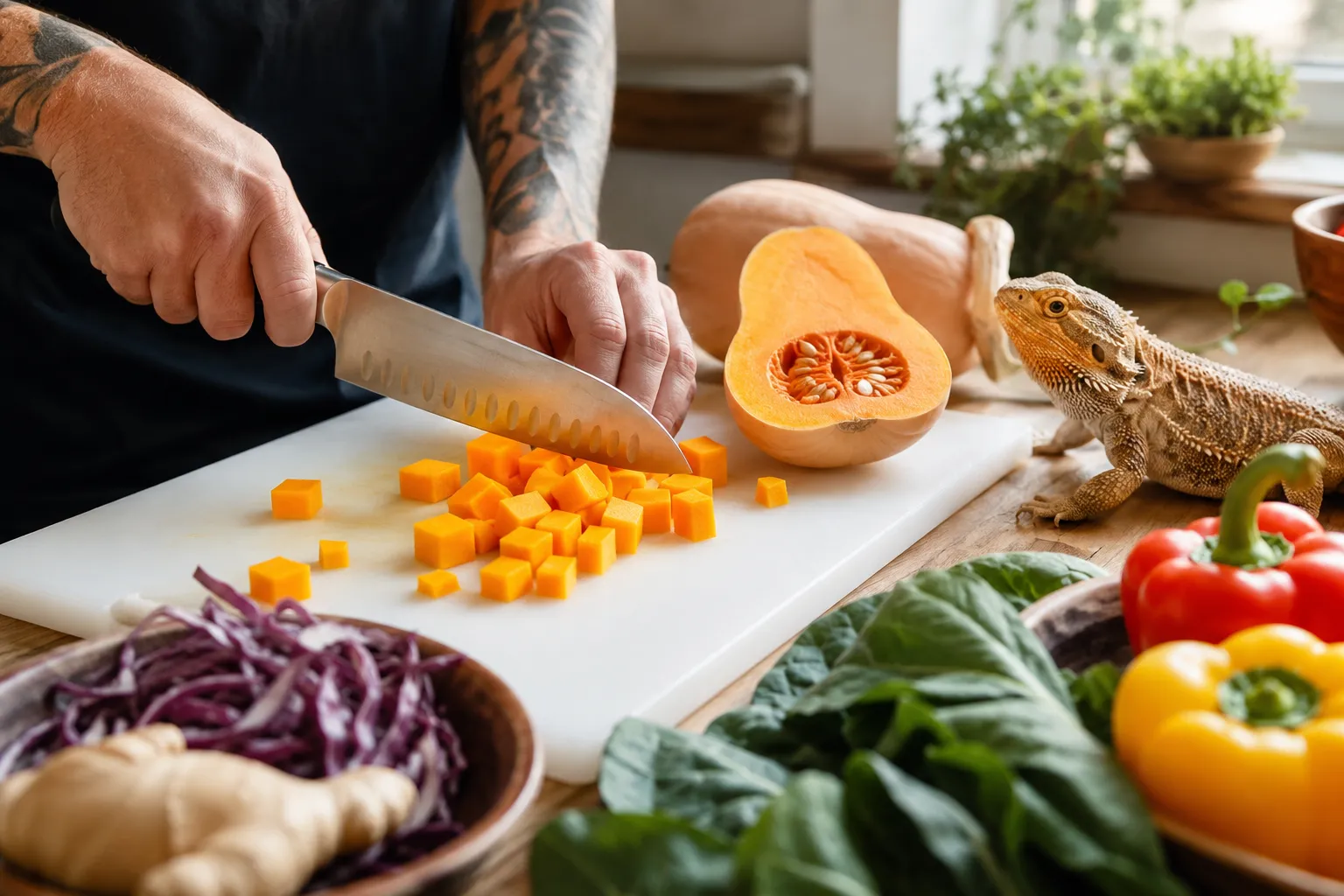 How Much Butternut Squash Can a Bearded Dragon Eat?