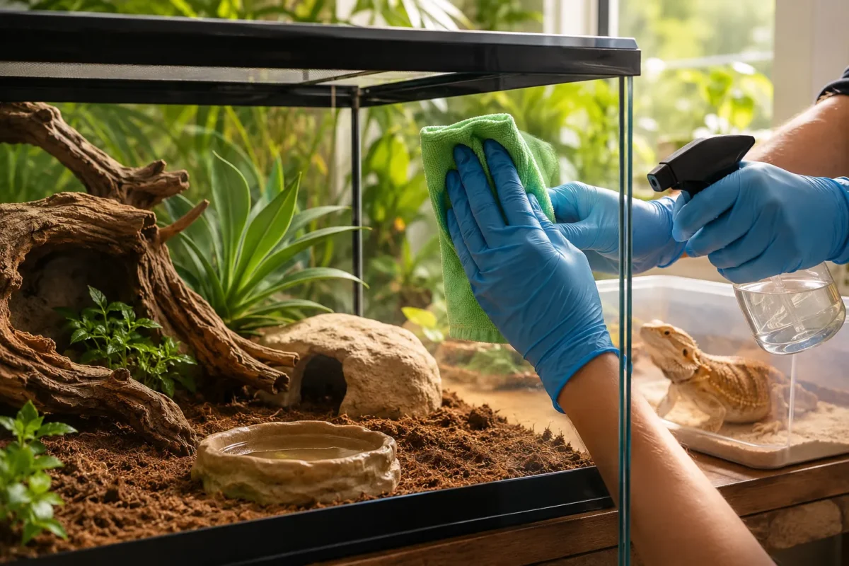 How to Clean a Bearded Dragon Tank (Daily/Weekly/Monthly)
