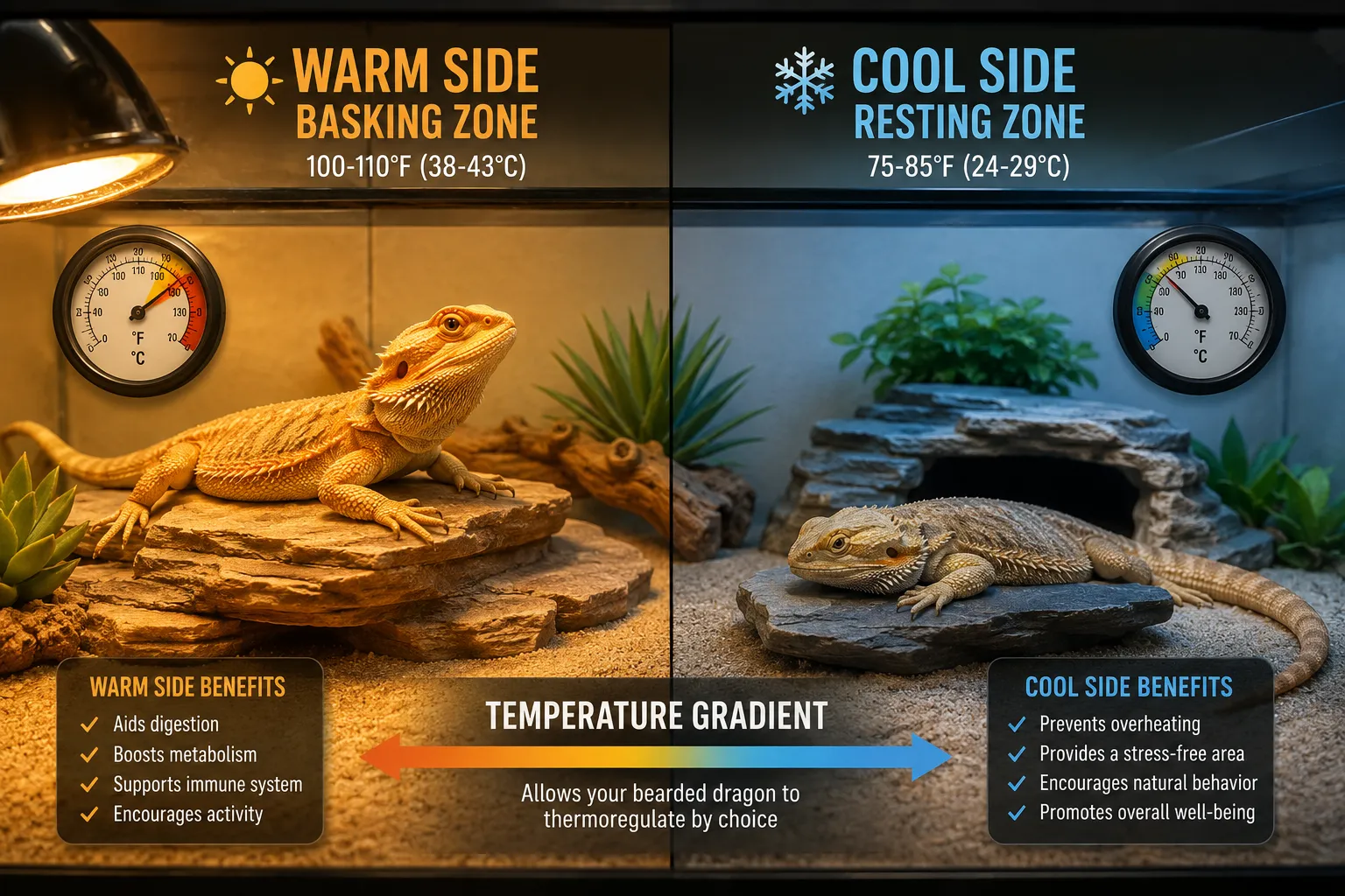 How to Measure Temperature in Bearded Dragon Tank