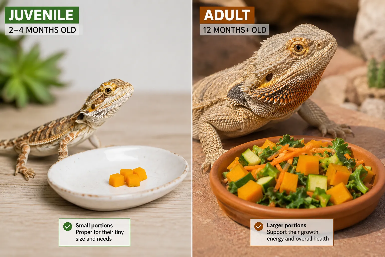 How to Prepare Butternut Squash for Bearded Dragons