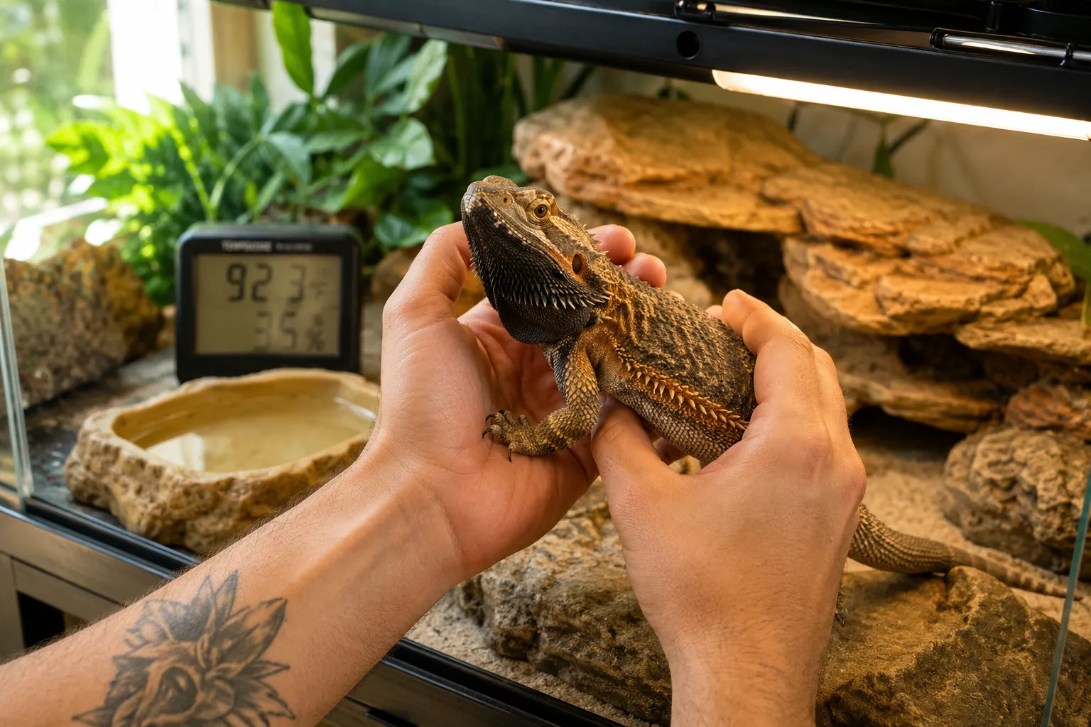 Is a Black Beard on My Bearded Dragon Dangerous?