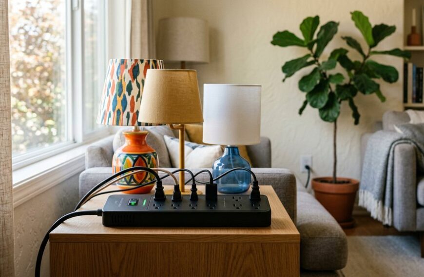 multi lamp surge protection gear