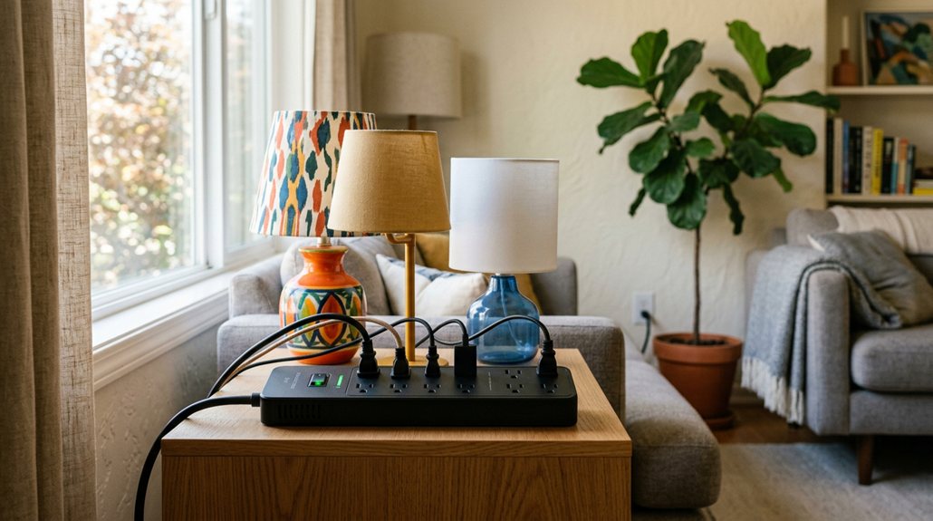 multi lamp surge protection gear