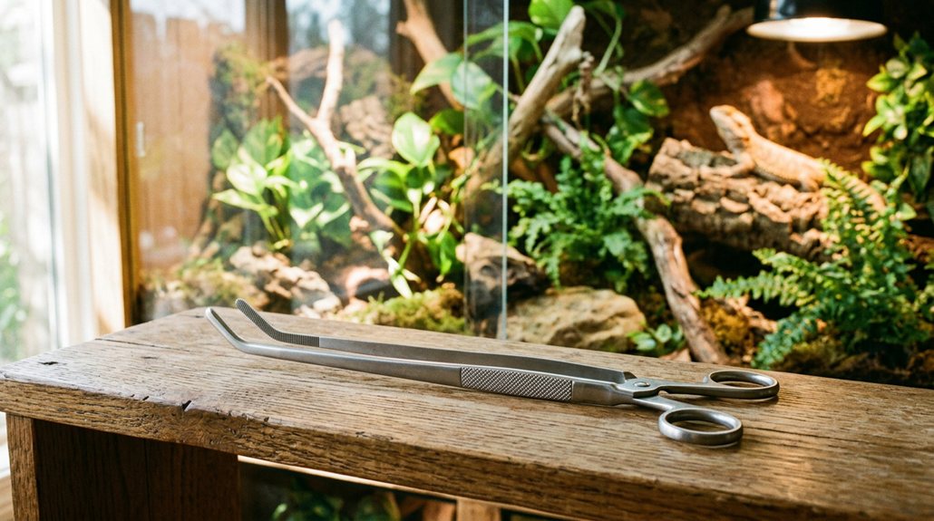 reptile feeding tongs for safety