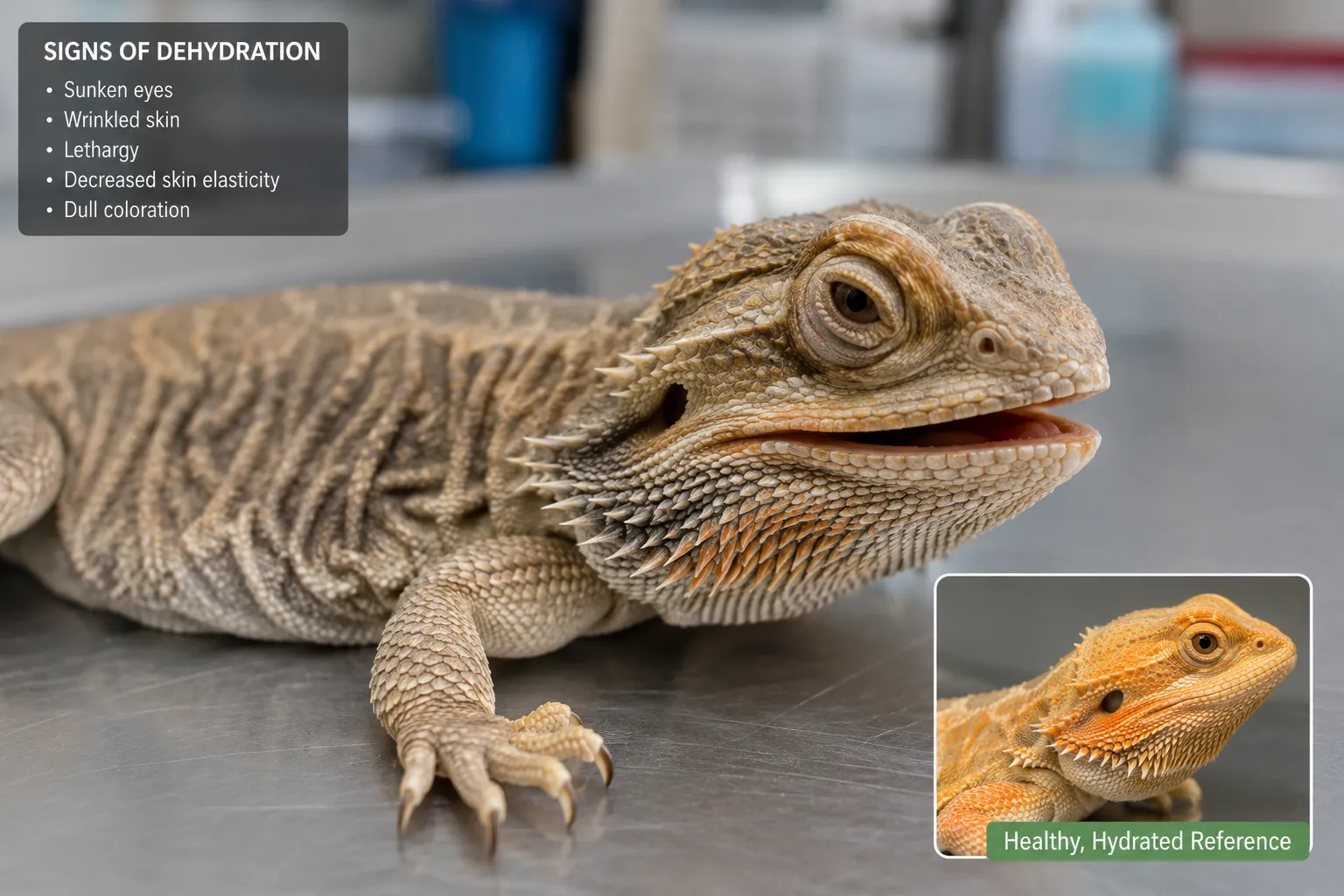 Signs of Dehydration in Bearded Dragons