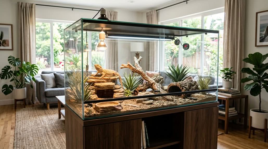 spacious 120 gallon bearded dragon homes