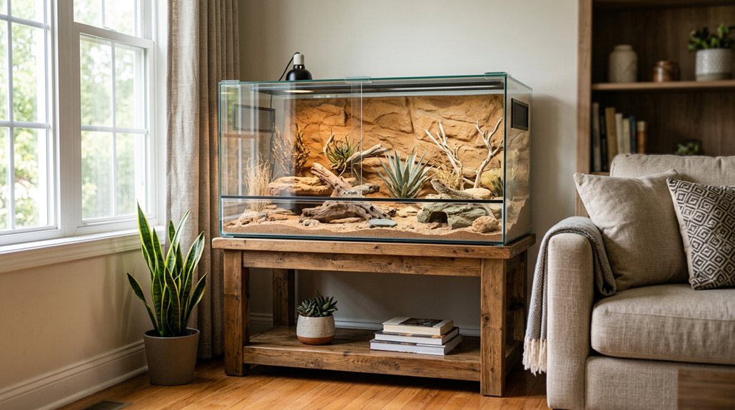 vibrant tank backgrounds for reptiles