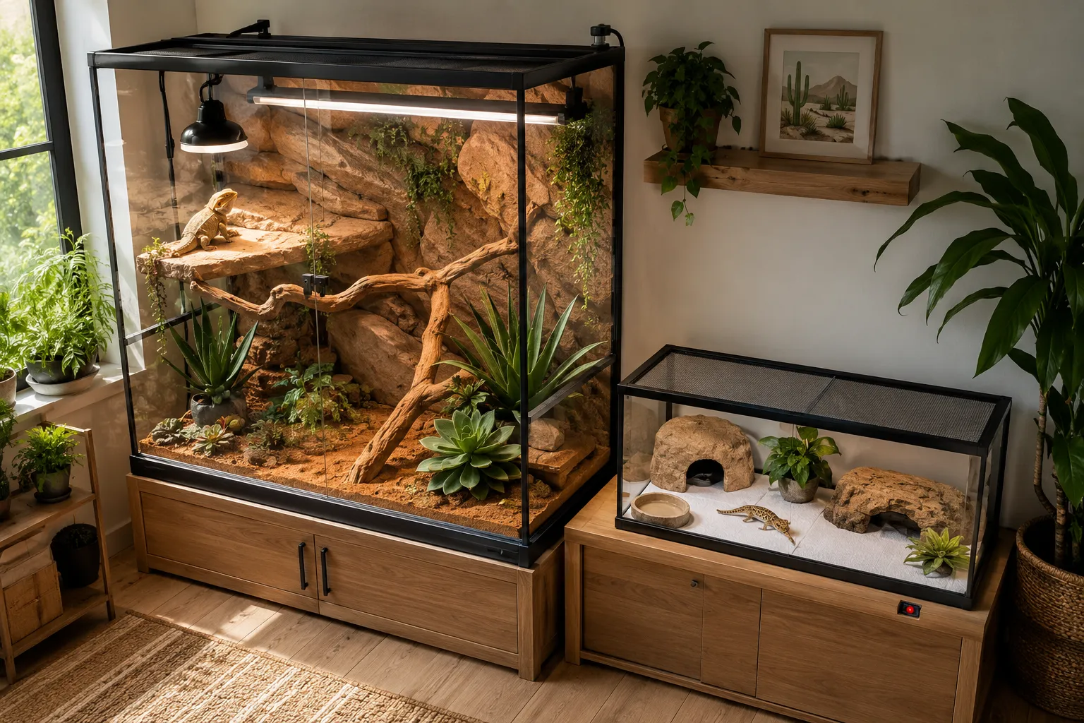 What Are the Main Differences Between Bearded Dragons and Leopard Geckos?