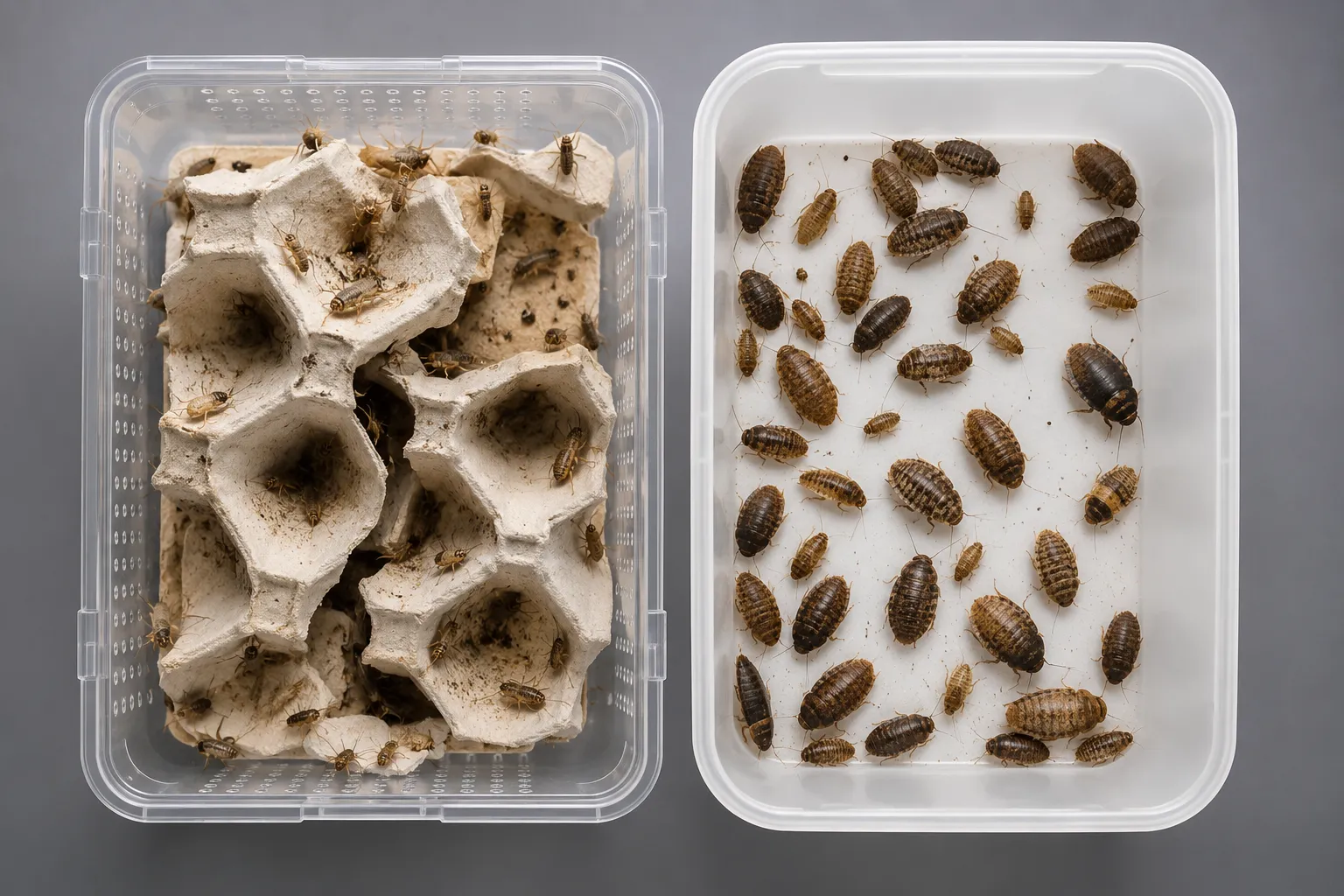 What Are the Main Differences Between Crickets and Dubia Roaches as Feeder Insects?