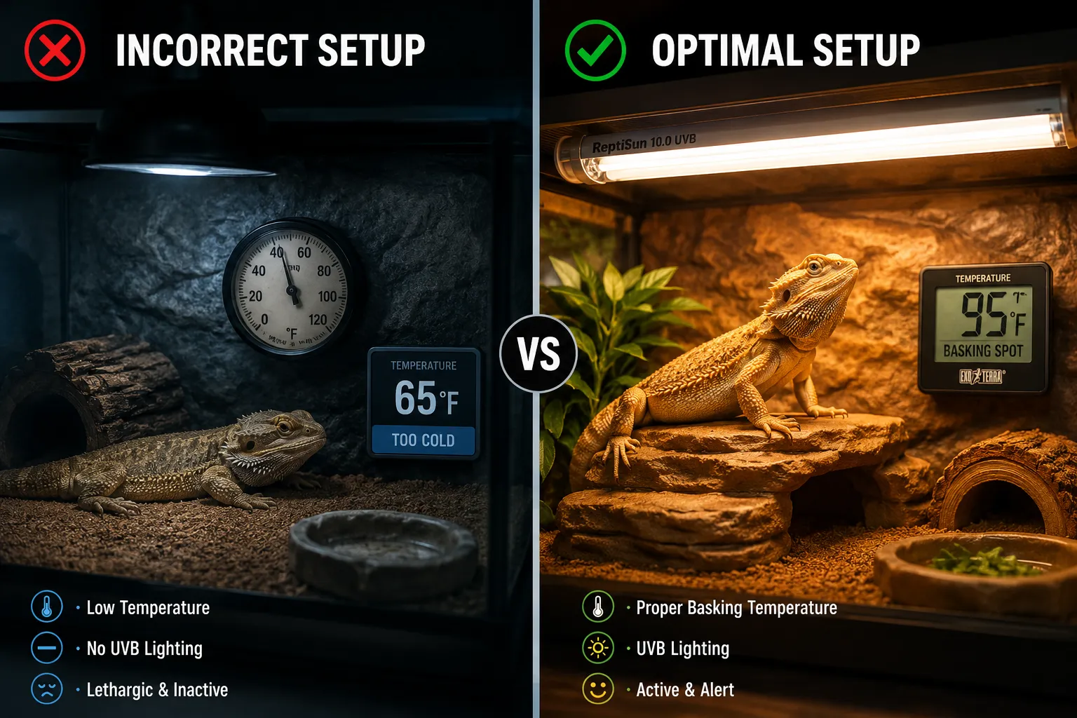What Temperature Should a Bearded Dragon Tank Be for Proper Appetite?