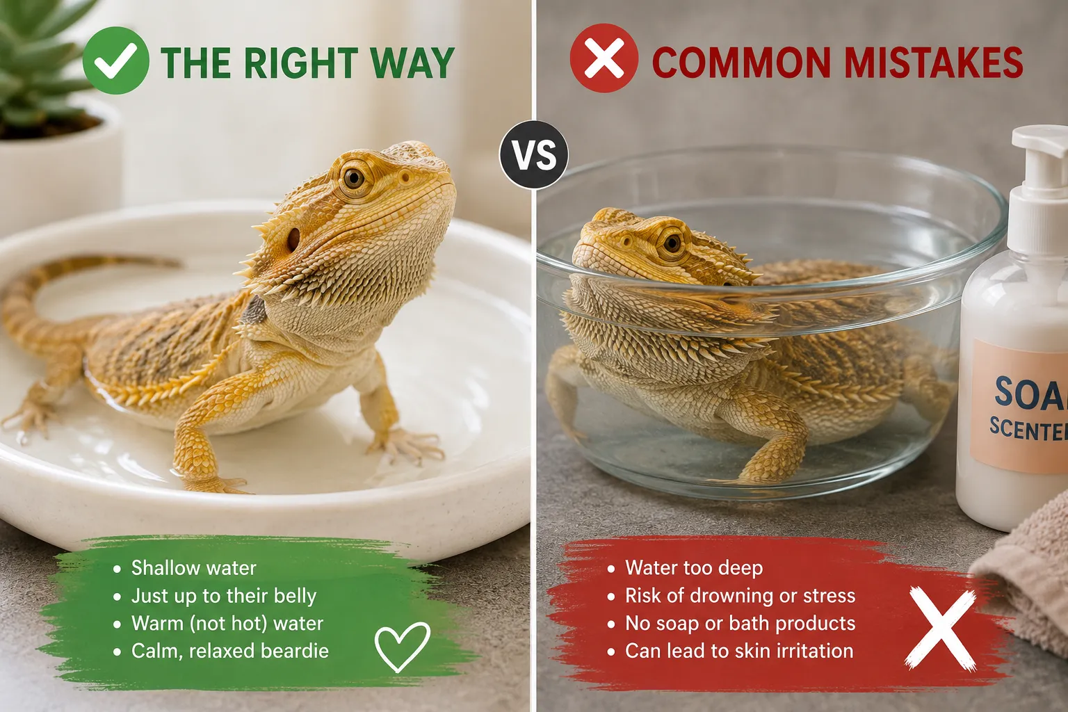 What Temperature Should Bearded Dragon Bath Water Be?