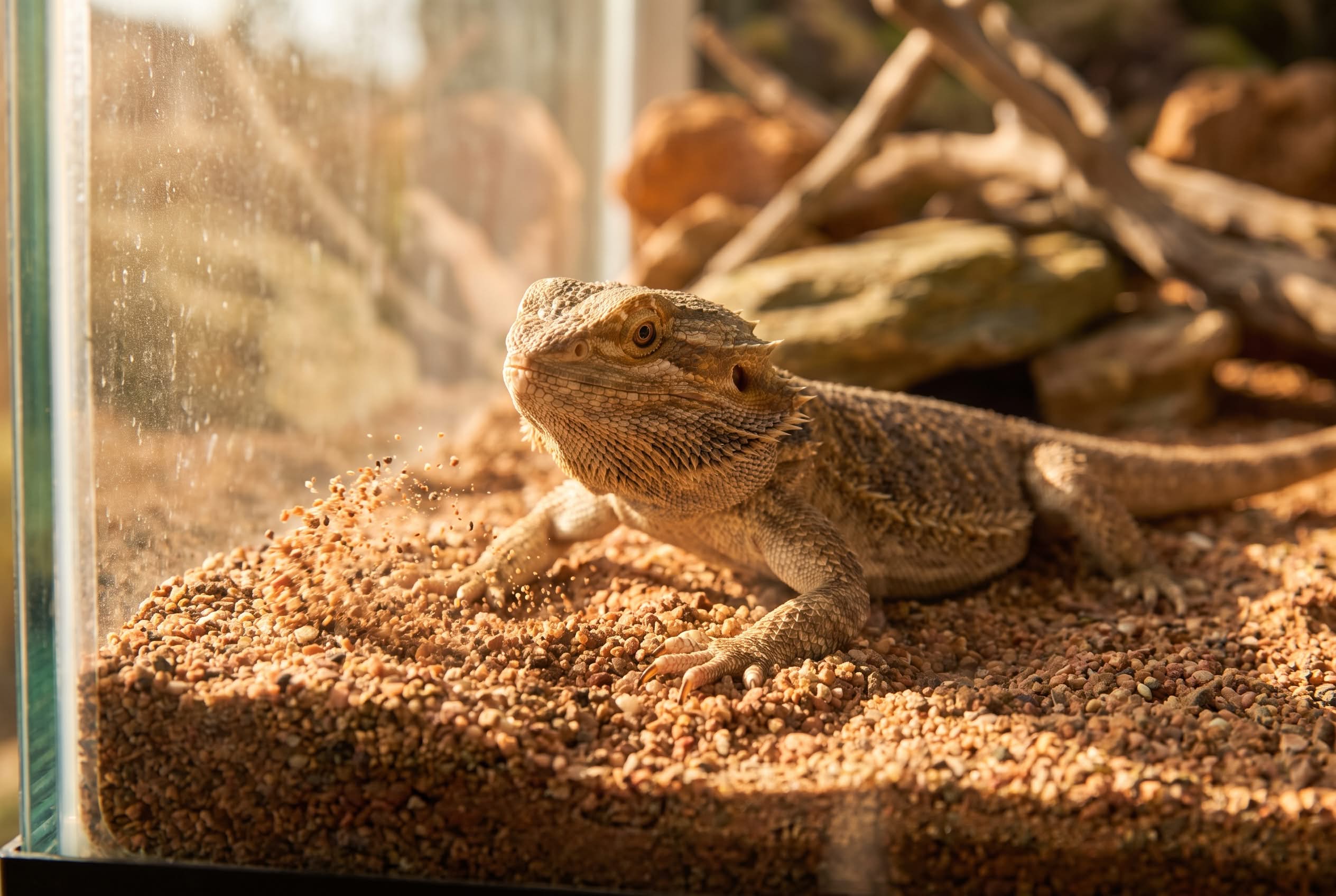 Why Is My Bearded Dragon Digging?