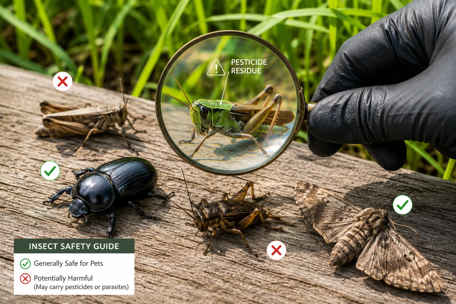 Wild Insects vs Store-Bought Insects for Bearded Dragons
