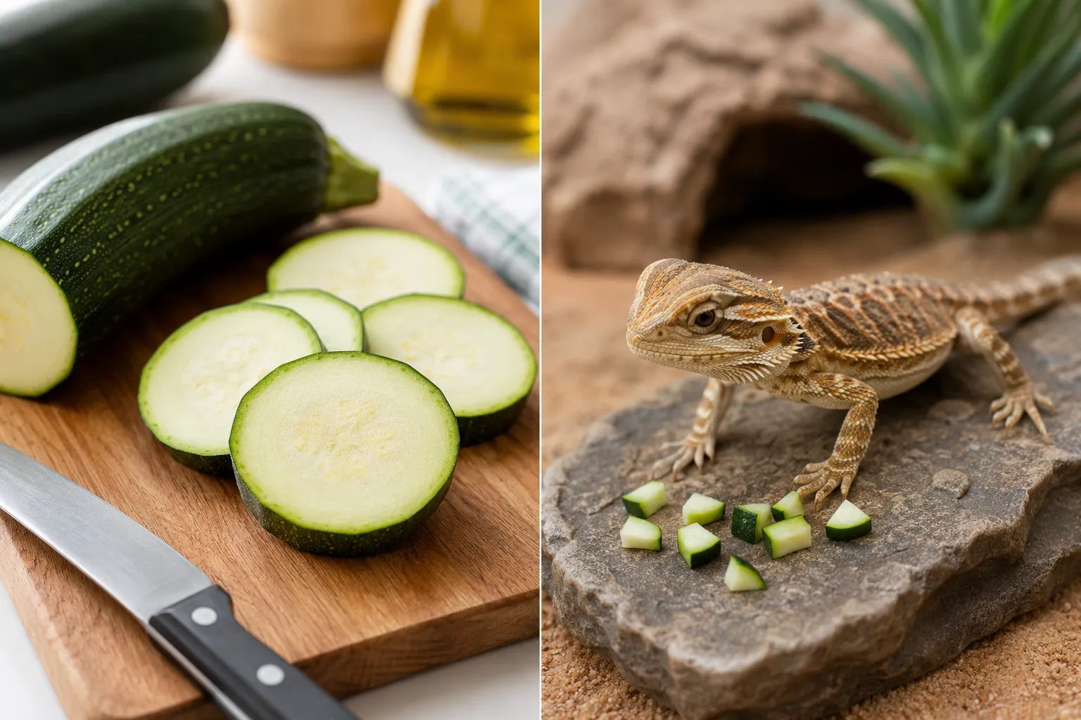 Zucchini Calcium to Phosphorus Ratio for Bearded Dragons